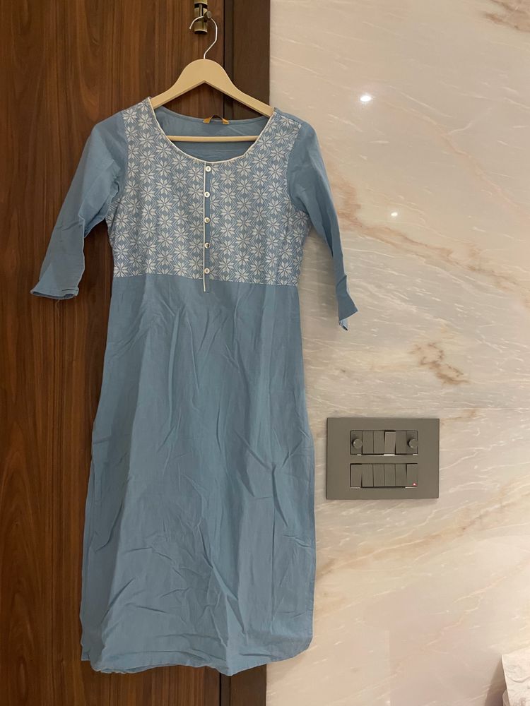 Aurelia Pretty Light Blue Kurta