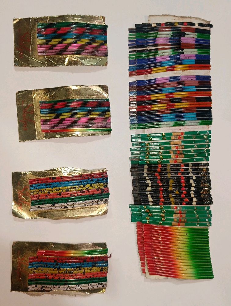 130 PACK MULTI COLOURED HAIR PINS