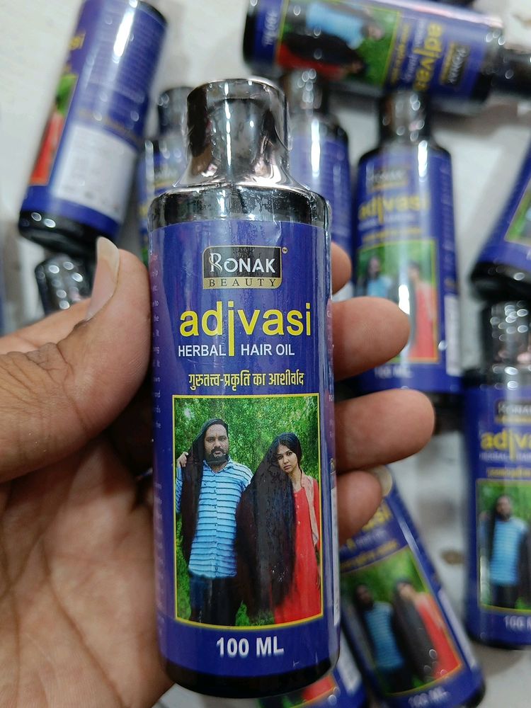 Adivasi Harbal Hair Oil ( By "One" Get "1" Free )