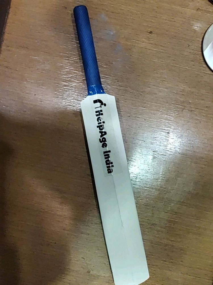 Autographed Bat From HELP-AGE India