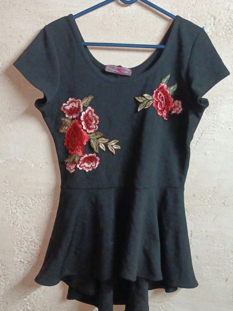 Stylish Ladies Summer Fashion Top Flared