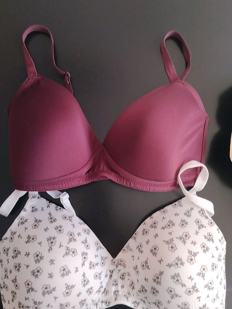 Ser Of 2 Bras,Used Once Only