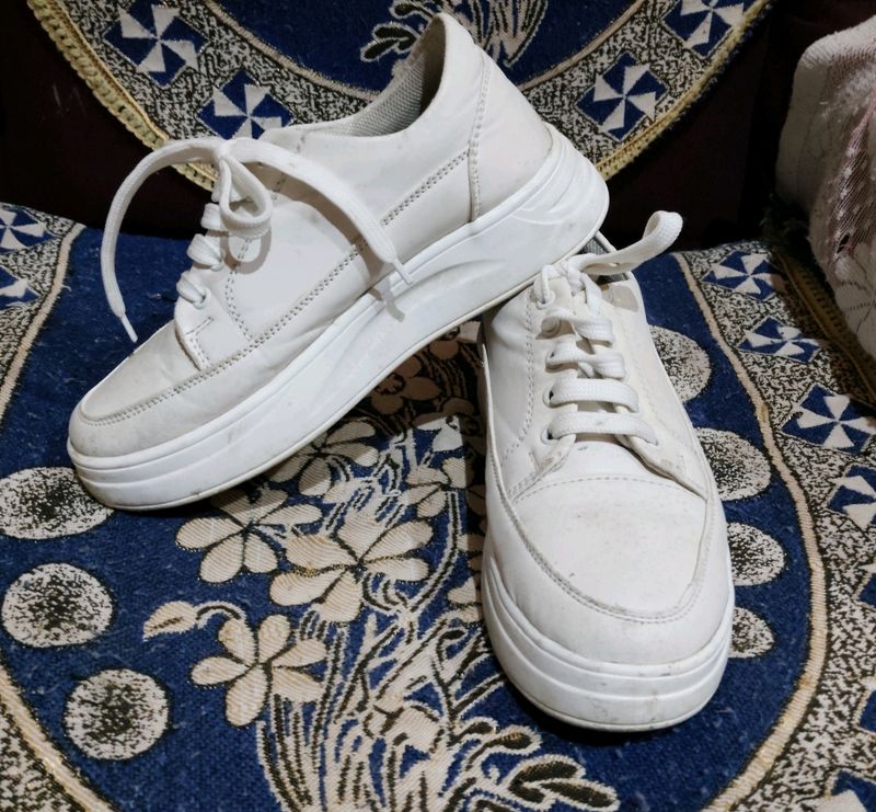 White Casual Shoes