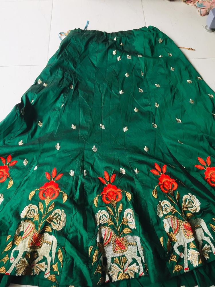 Green Color Lgenga Choli