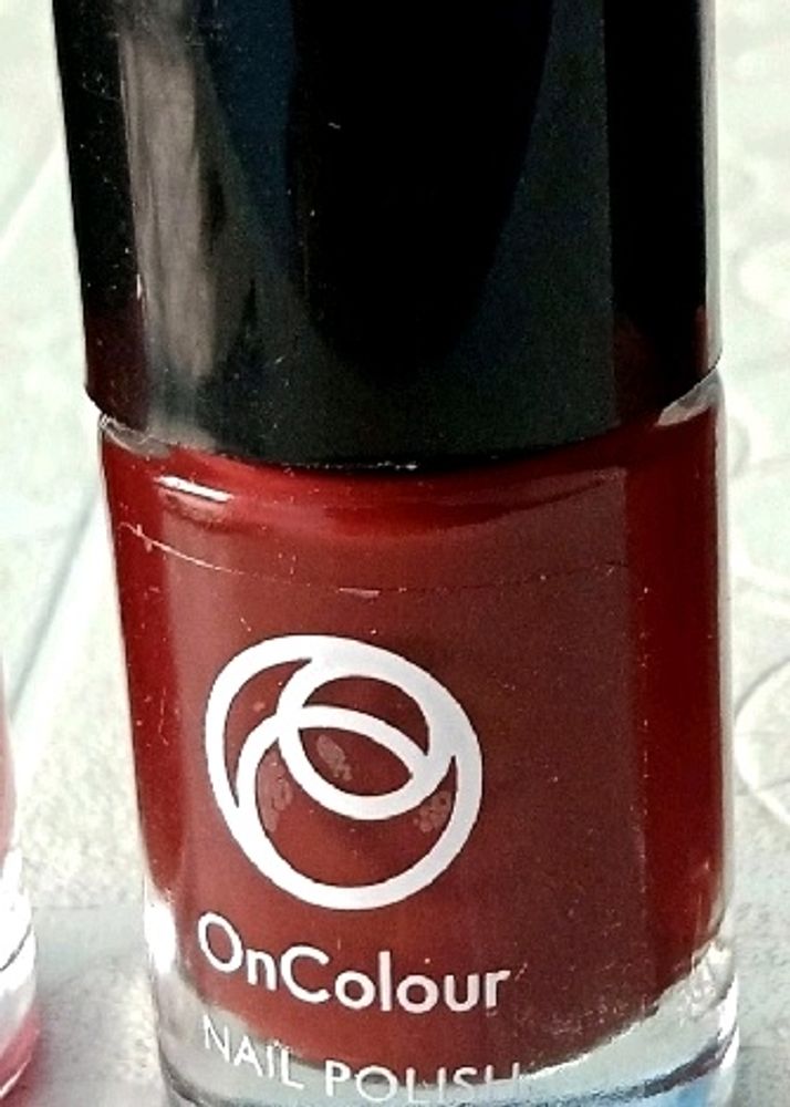 Oriflame On Colour Burgandu Chocolate..Nail Polish