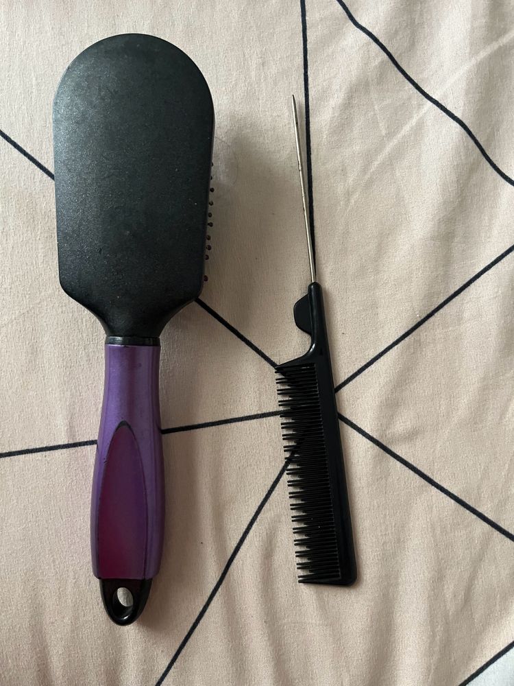 Hair Brush And section Comb