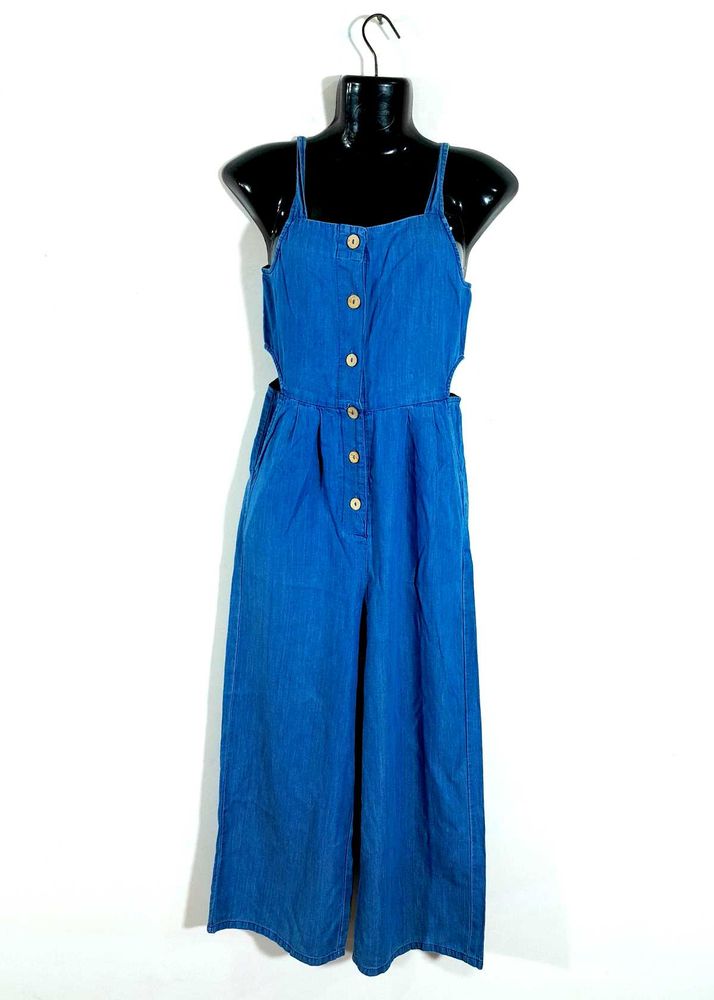 Blue Jumpsuit For Girl's