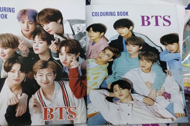 BTS Colouring Book