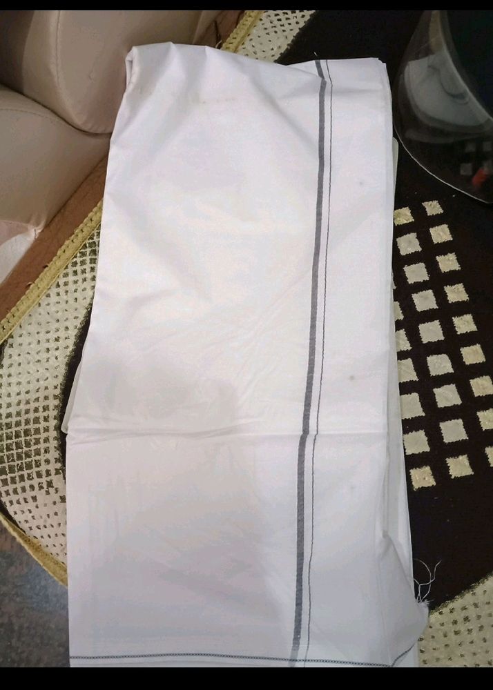 Pure Cotton Fabric मर्दानी चद्दर और धोती