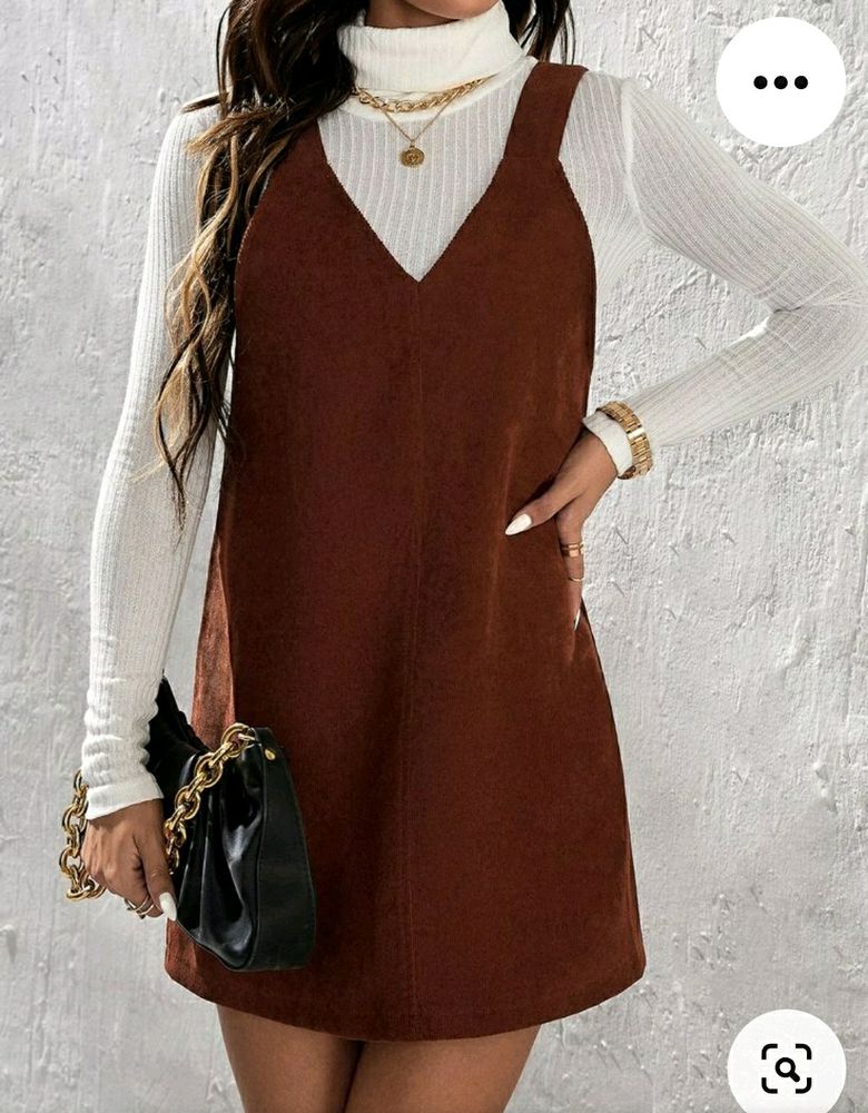 Solid Corduroy Dress (Women)