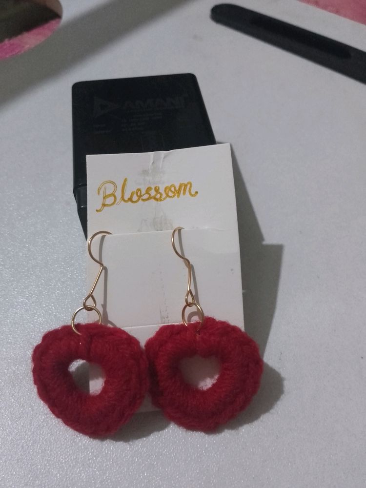 Red Heart Earings ❤️