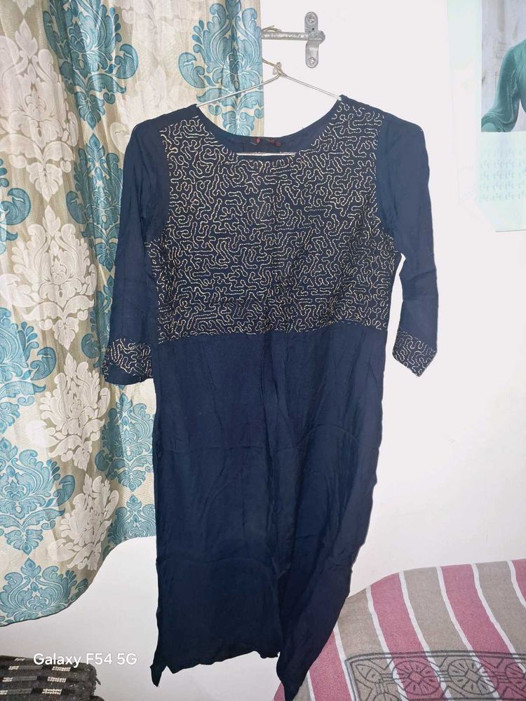 Blue Color Kurta [Size M]