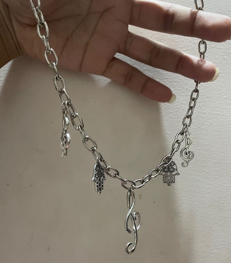 Multi Pendant Y2k Necklace