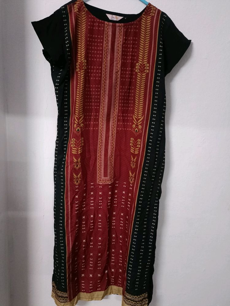 A Line Kurta Crepe