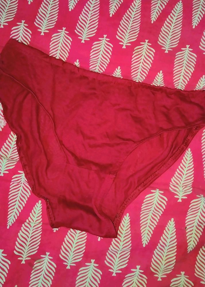 💋5 Time Use Red 🍒 Panty/Brief  I 100cm