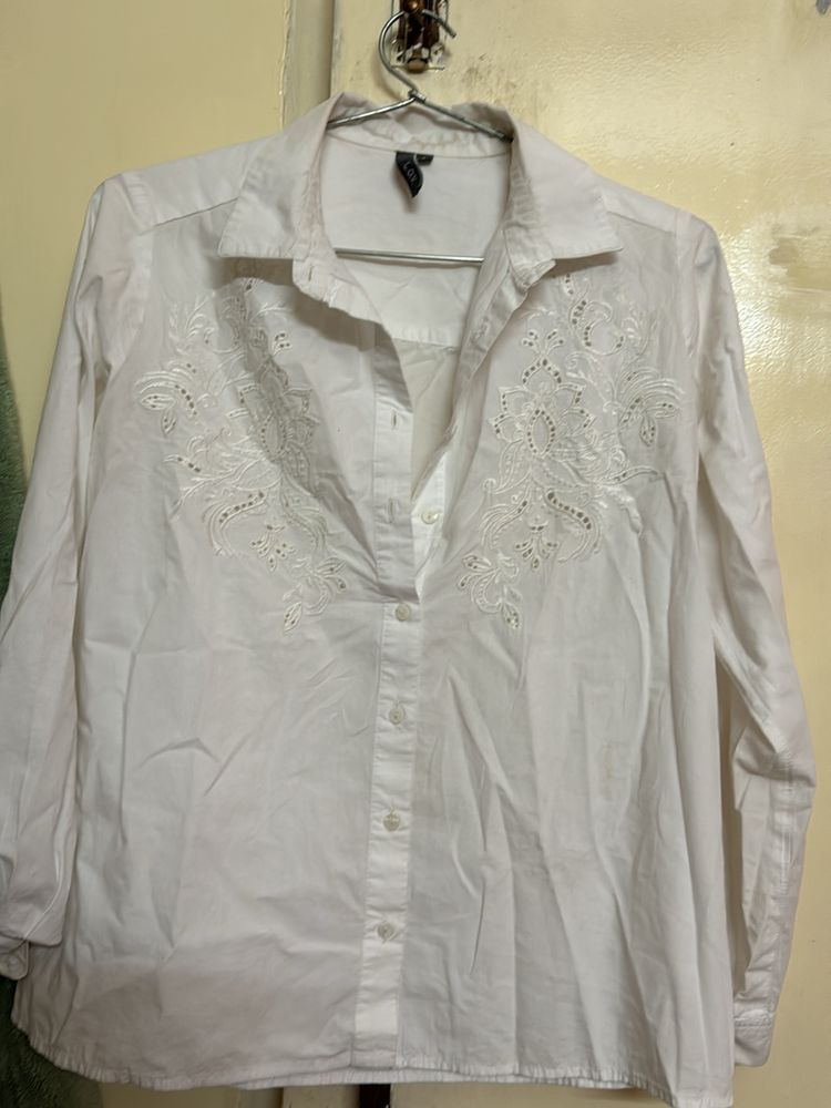 White Cotton Shirt