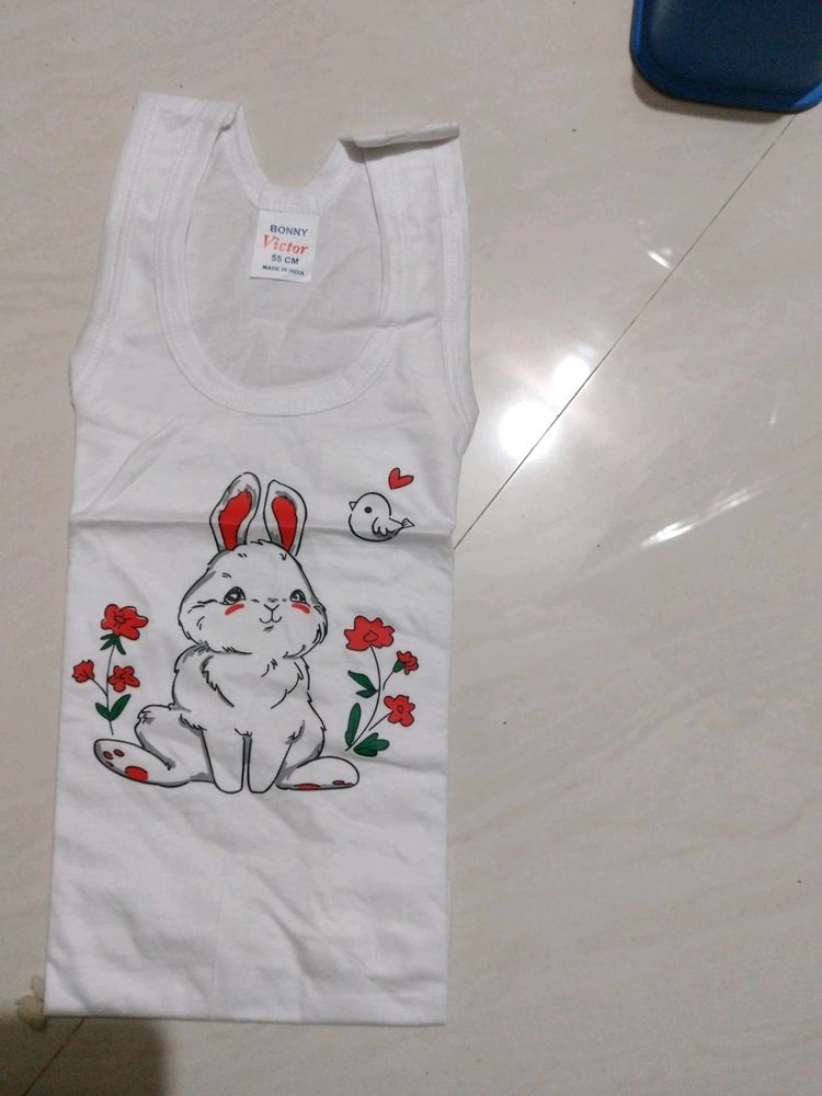 Boys Vest White Colour