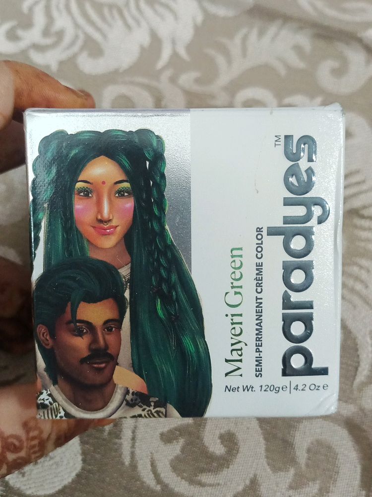 Green Hair Colour New Box