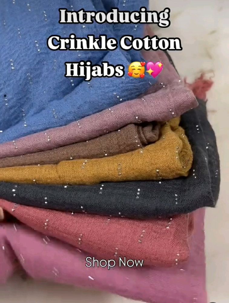 Crinkle Cotton Hijab