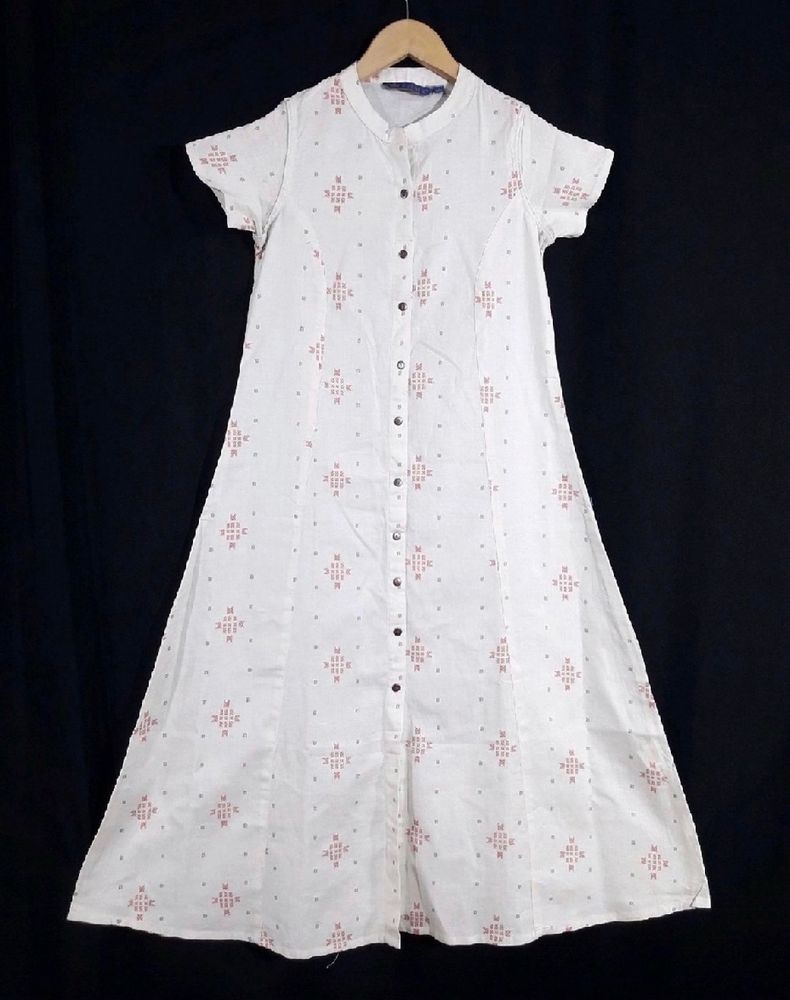 New Avaasa White Aline Kurthi