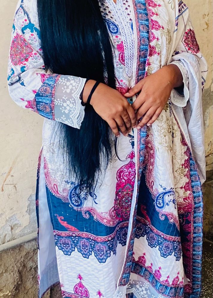 Pakistani Kurta Set With Duppata