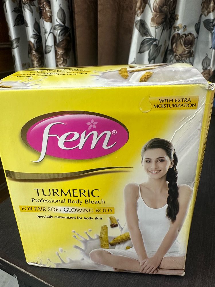 Brand New-Fem Turmeric Body Bleach