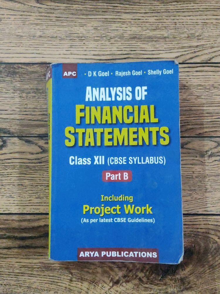 Accounting Book For Class 12