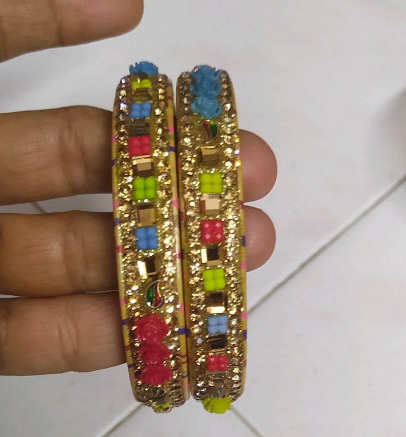 New Lac Bangles 2.6 Size