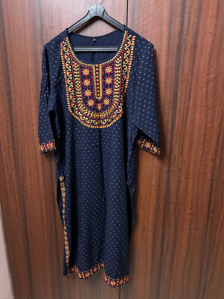 Navy blue 3xl Kurta