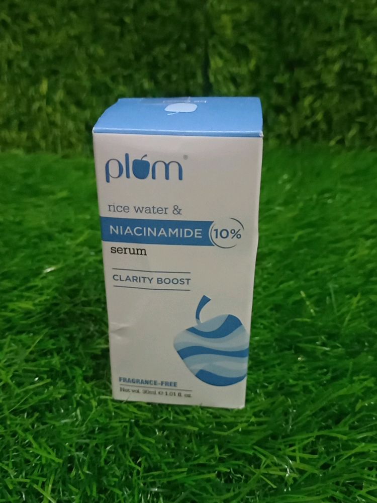 Plum Rice Water & Niacinamide Face Serum