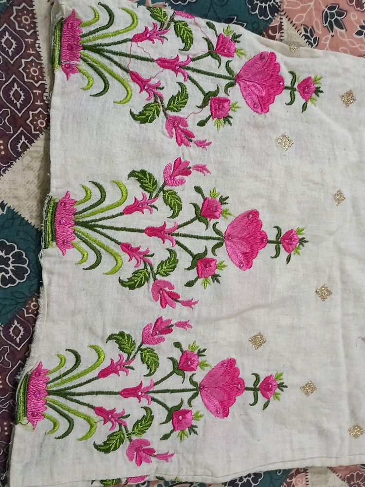 Embroidery Plazzo With Dupatta