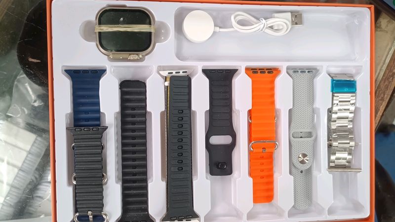 Ultra Smart Watch With 7 Bands