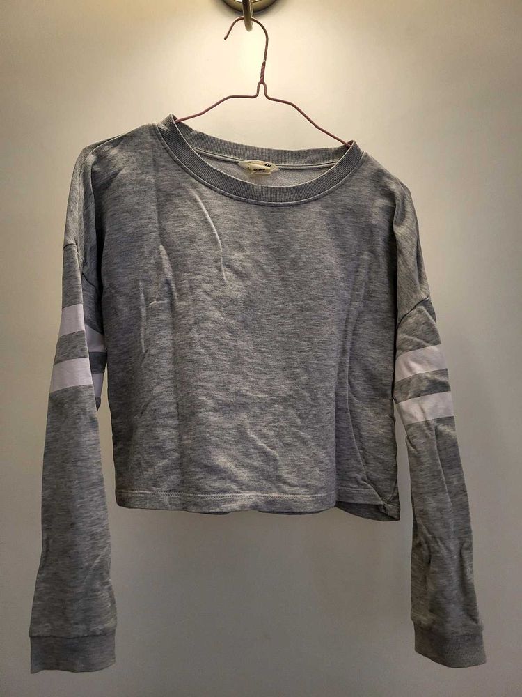 Sweatshirt Grey Full Sleeve