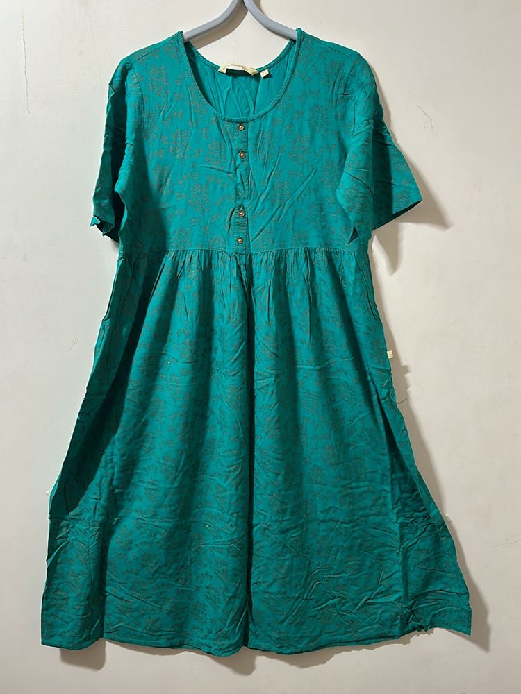 Sea Green Avaasa Kurthi