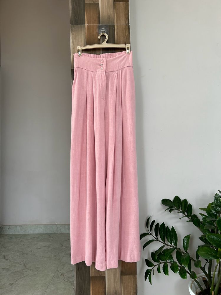 Linen Pink Highwaist