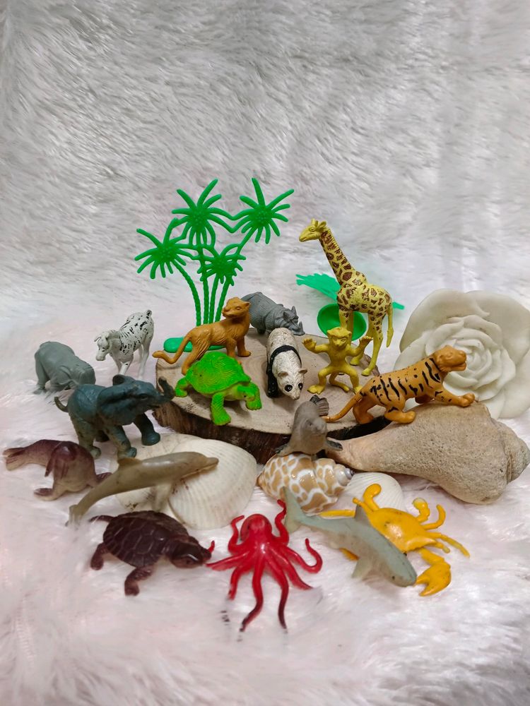 Miniature UAE Wildlife & Aquatic Animal Figures