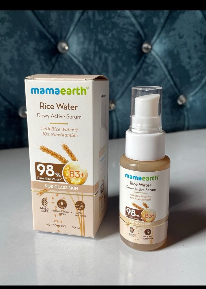 mamaearth rice water TONER + SERUM COMBO