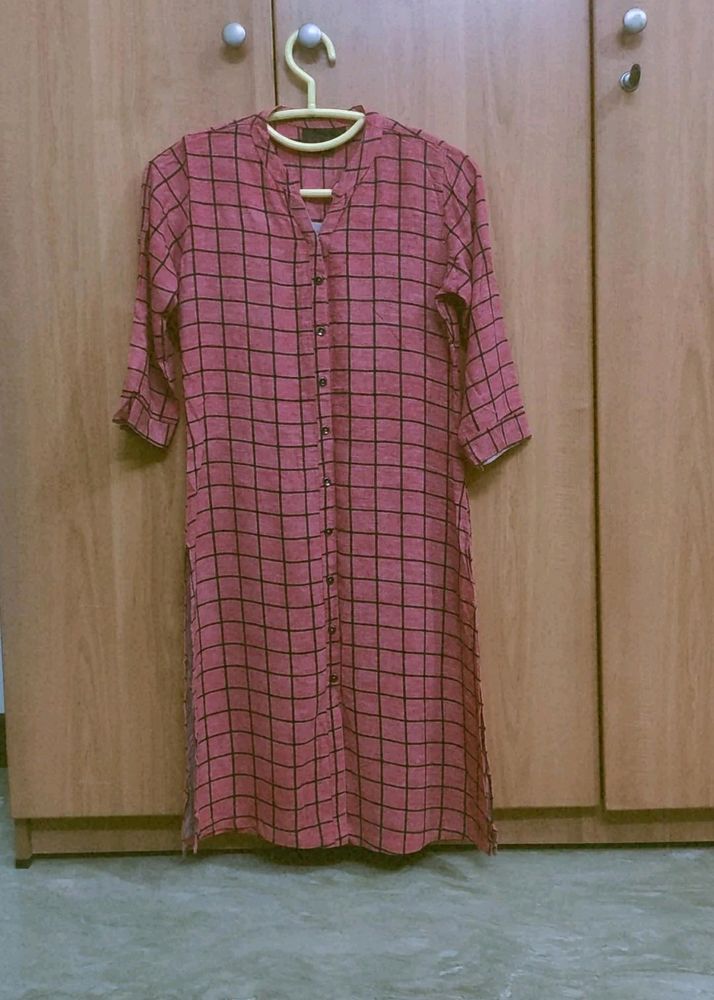 Checked Kurti