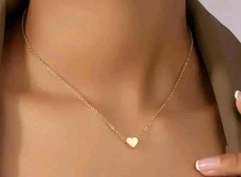 Gold Heart Shape Chain