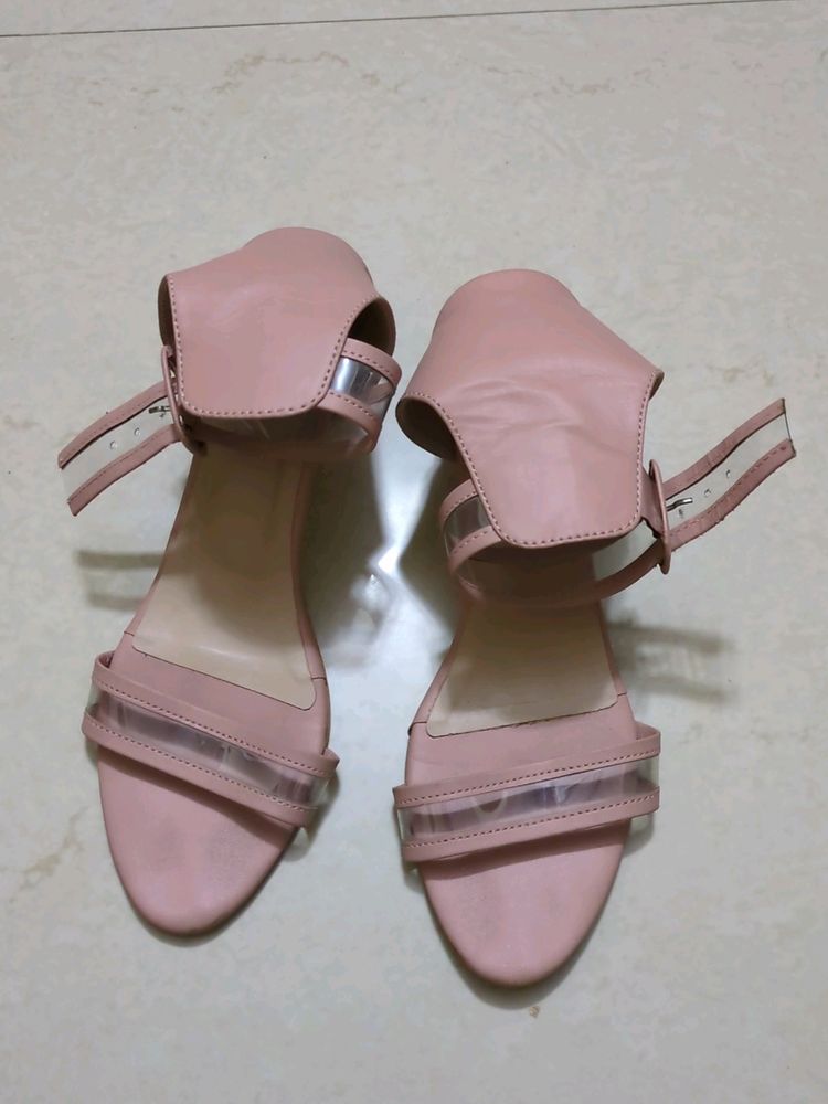 Light Pink Heal Sandals