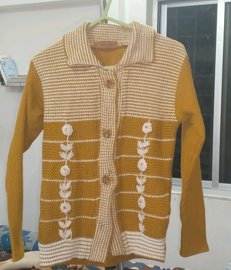 Mustard Colour Women's Sweater