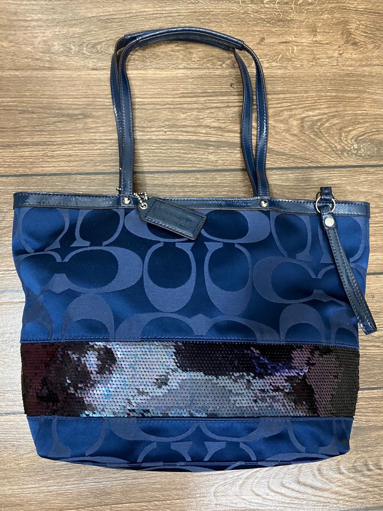 Coach Signature Sequin Bag