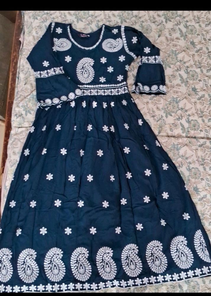 Blue Ethnic Gown