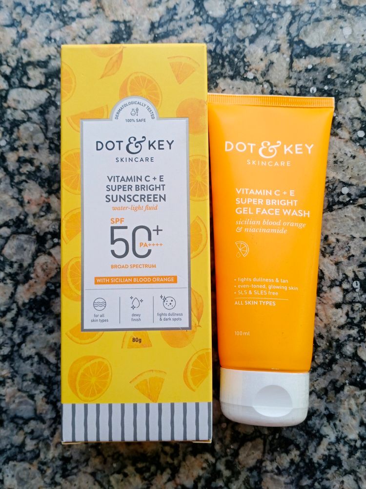 Dot & Key Vitamin C Sunscreen+ FaceWash