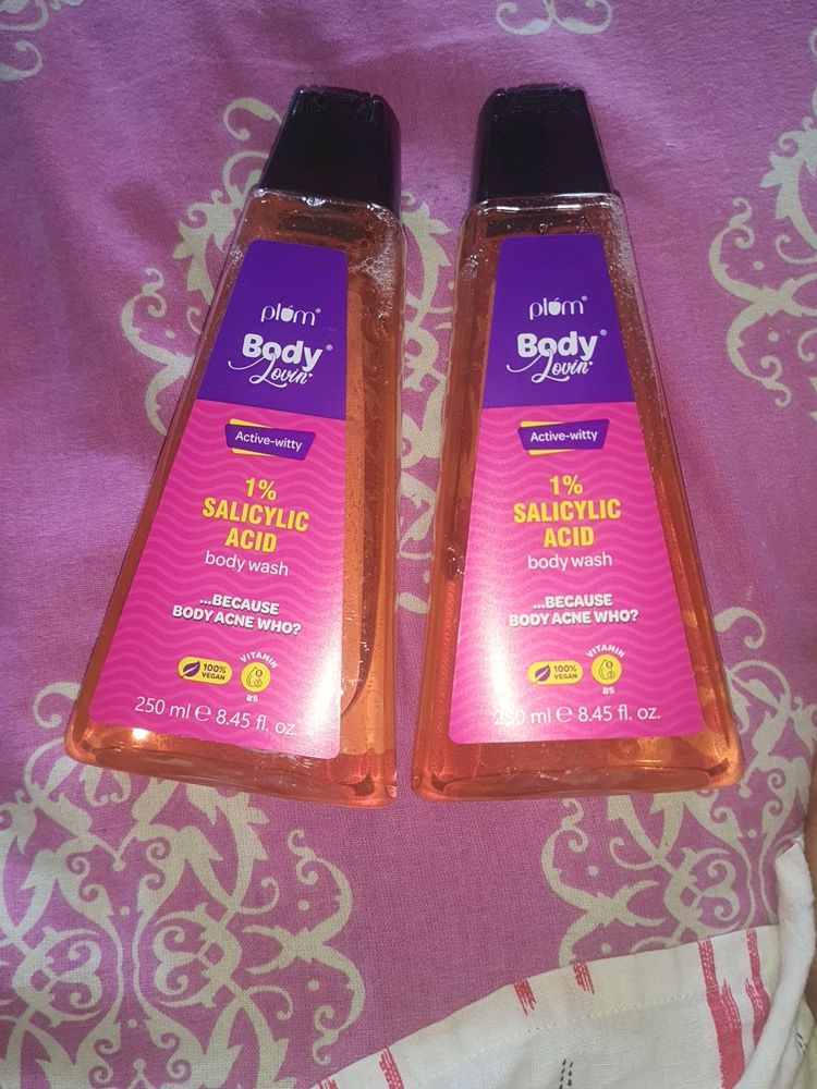 Plum Body Wash 1% Salicylic Acid