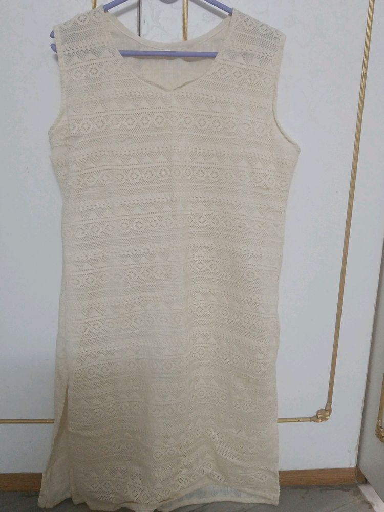 White Kurti