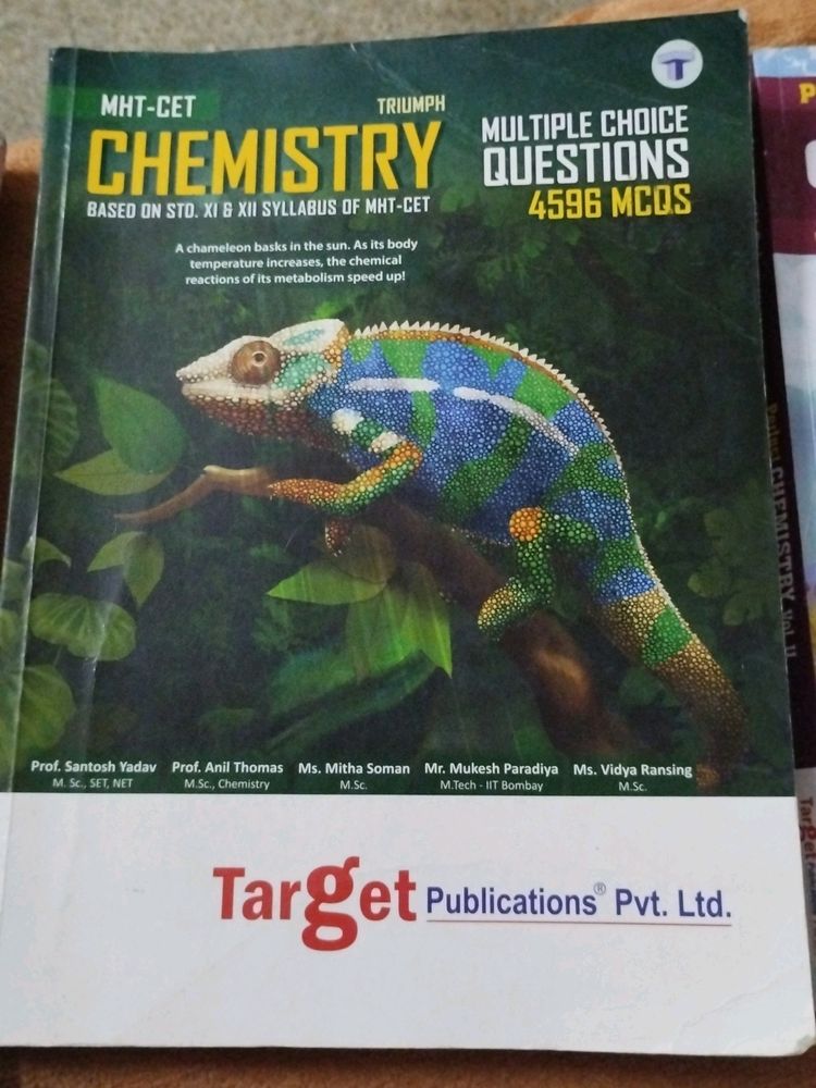 MHT_CET Chemistry Preparation McQ Book