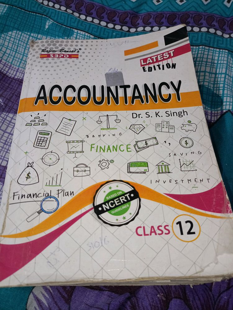 Accountancy Book For 12th Class Students