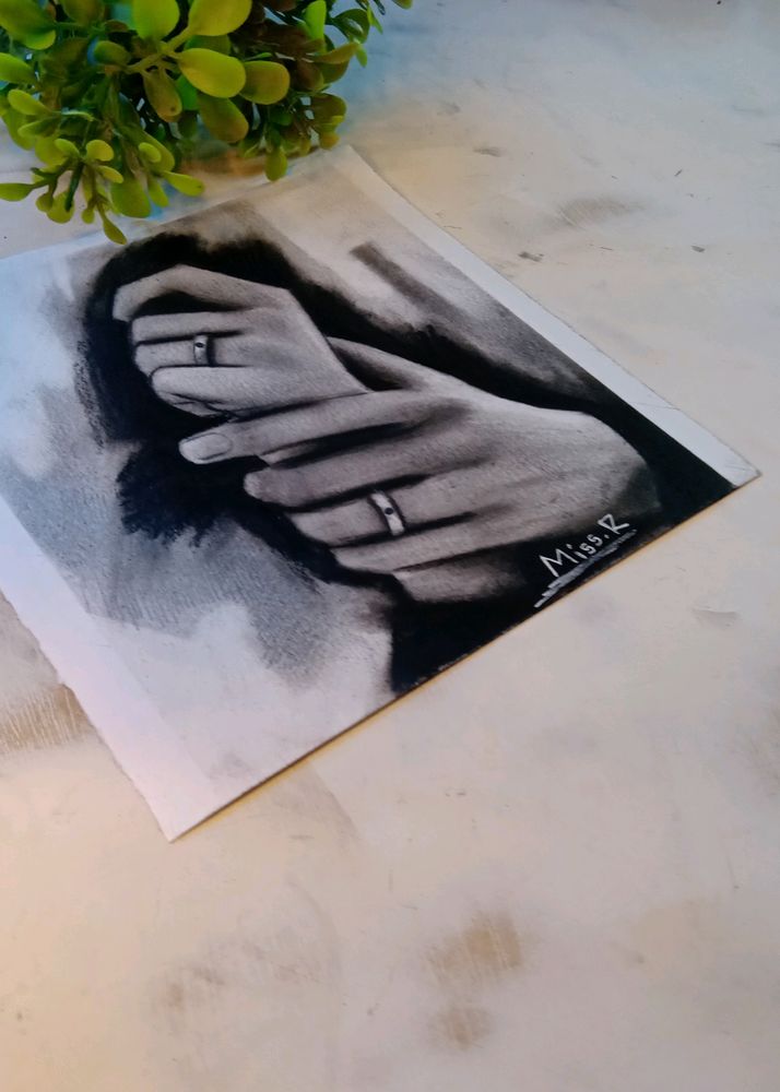 Ring 💍 Ceremony Art Work Handmade Draw