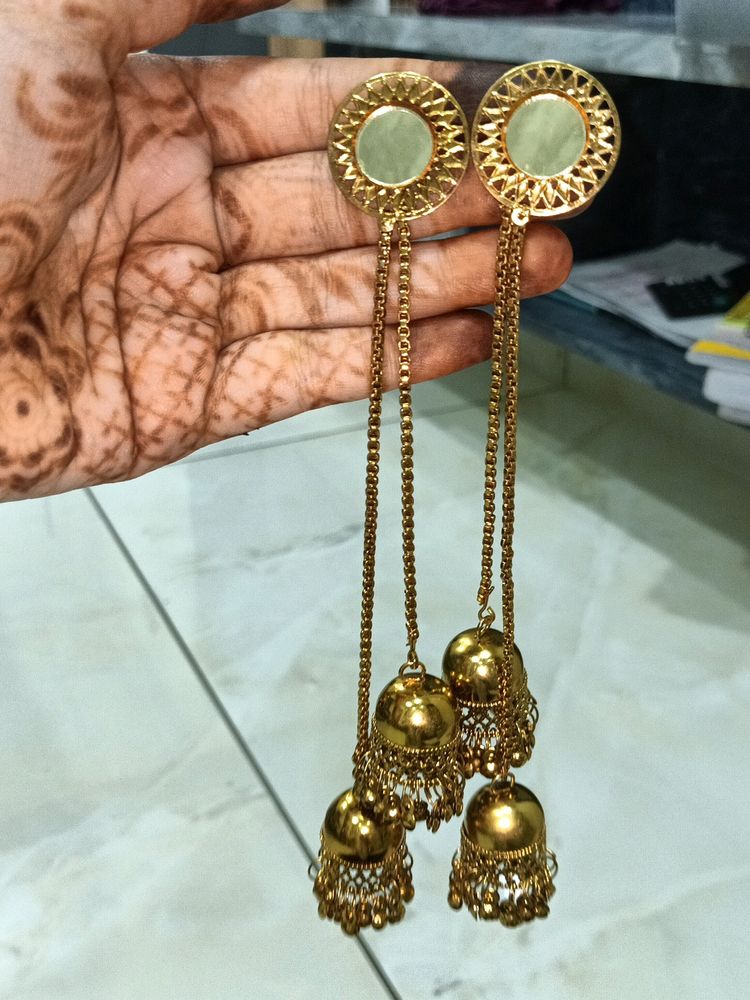 Earrings With Jhumka